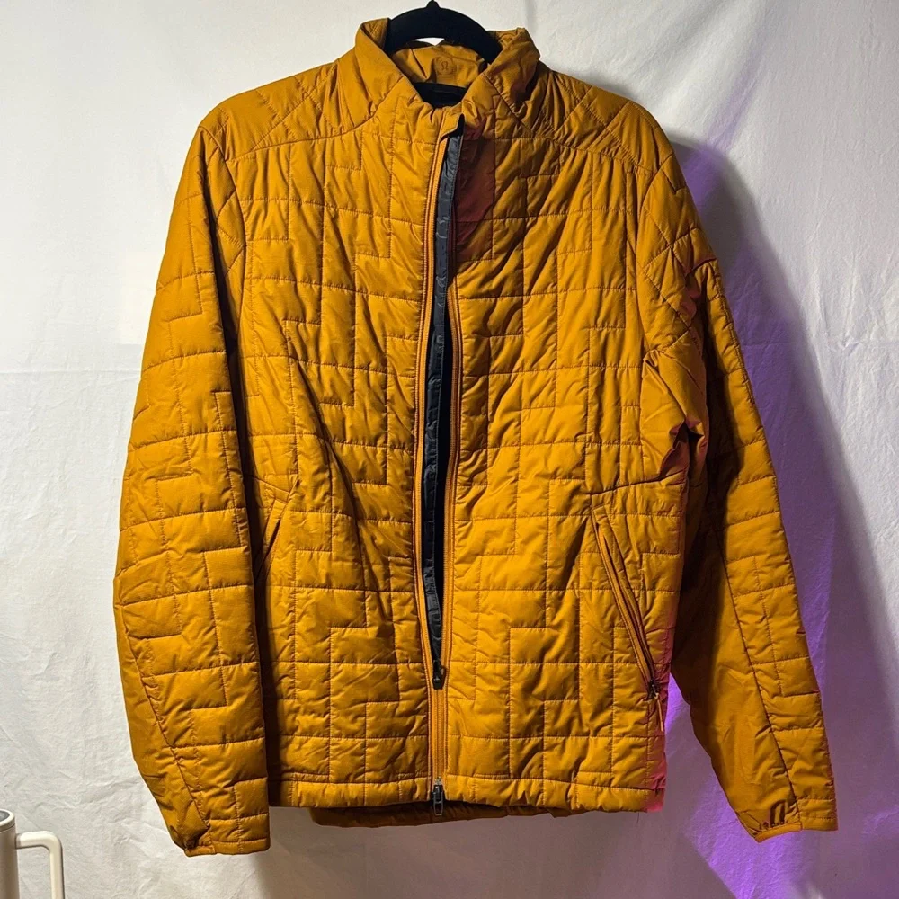 lululemon athletica Men's Puffer Jacket in Tan - Picture 1 of 4